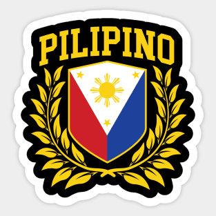 Pilipino Shield and Crest Sticker